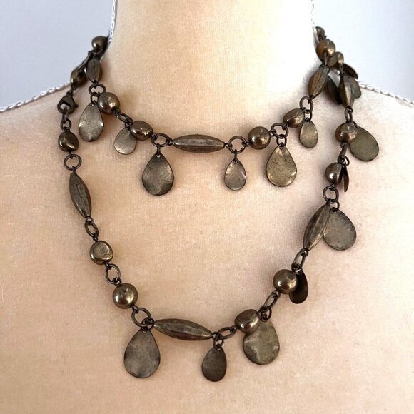 Vintage Women's Bundle‎ of 2/$25 Unsigned Statement Necklace - Picture 5 of 7